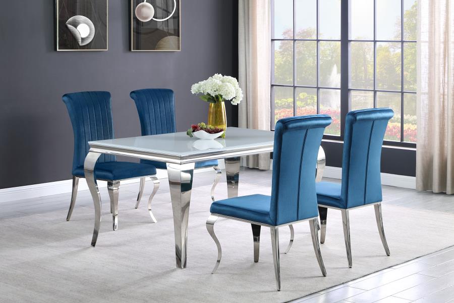 Carone Silver Dining Table