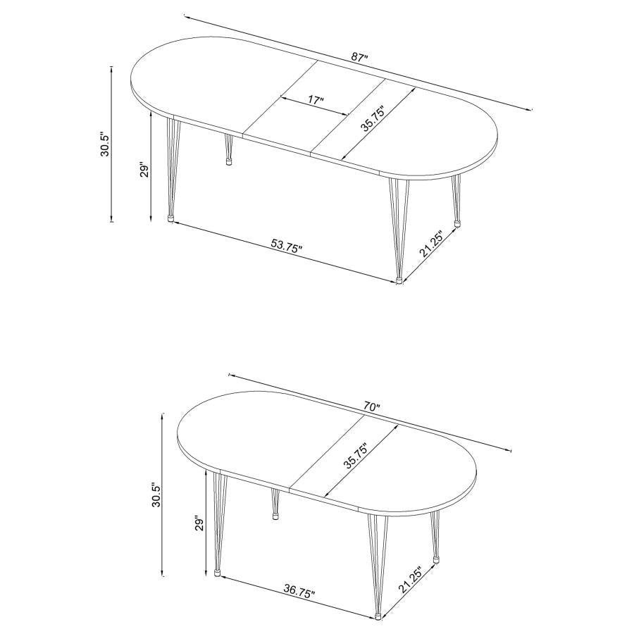 Heather White Dining Table