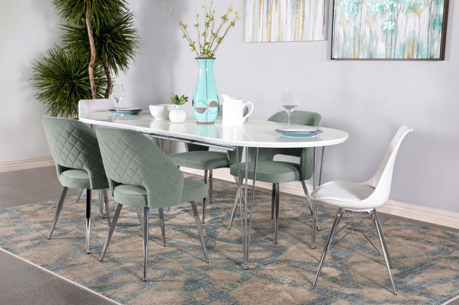 Heather White Dining Table