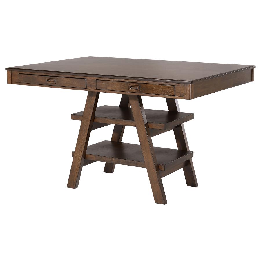 Dewey Brown Counter Height Dining Table