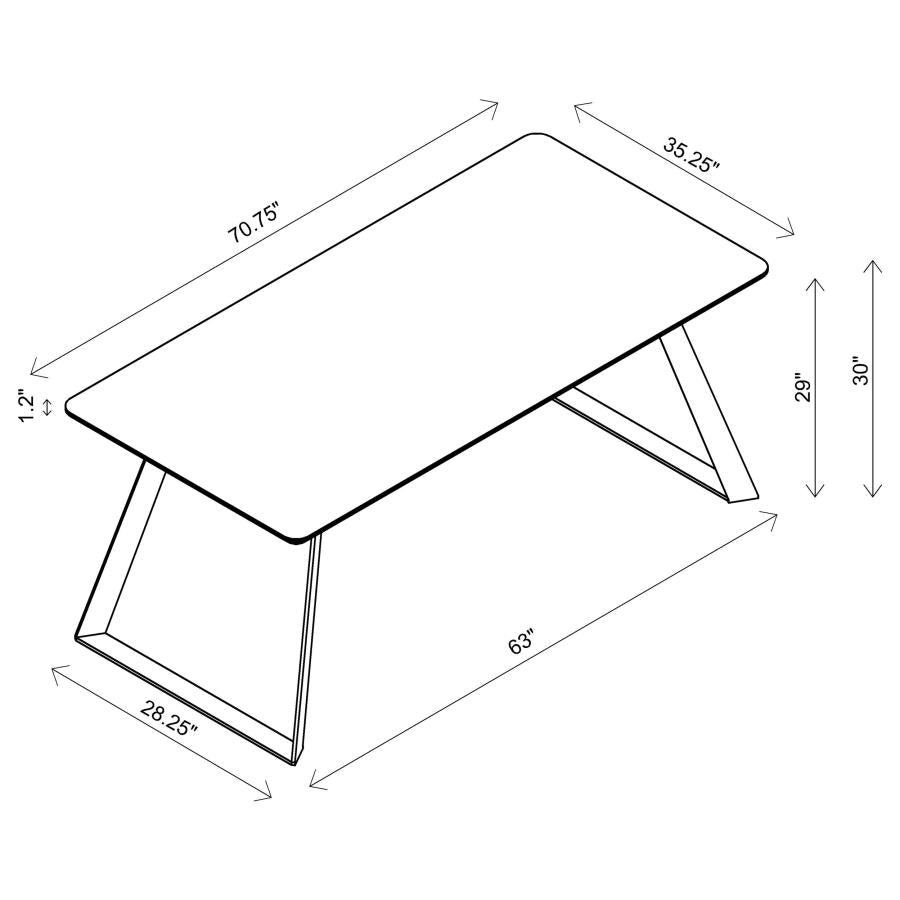 Smith Black Dining Table