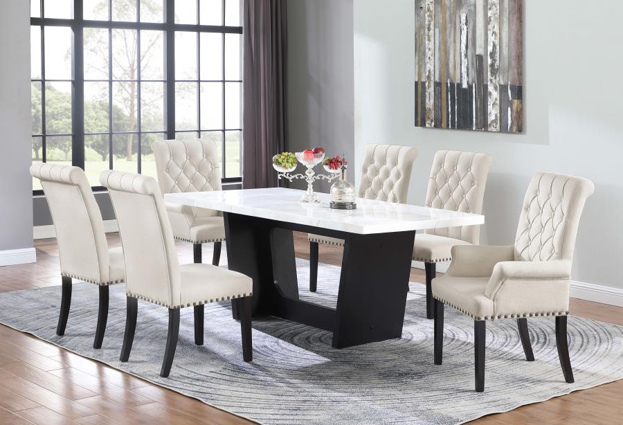 Sherry White Dining Table