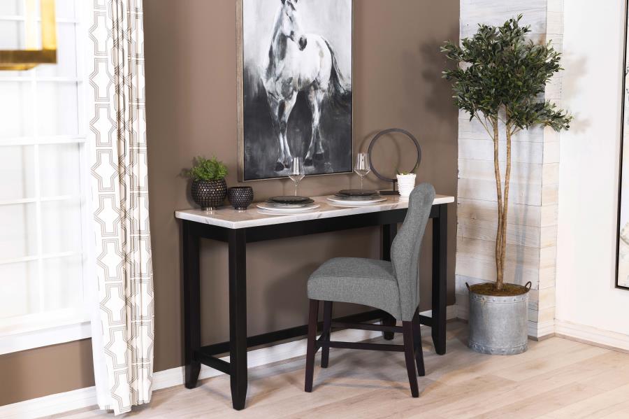 Toby White Counter Height Dining Table