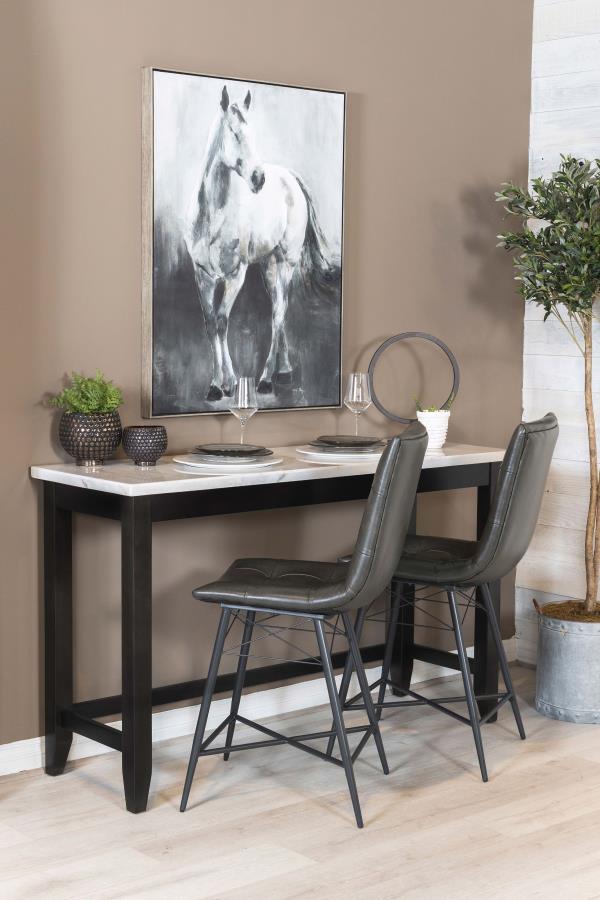 Toby White Counter Height Dining Table