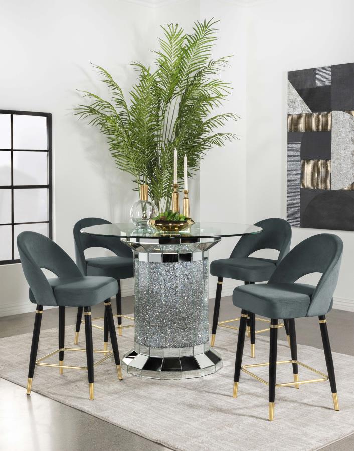 Ellie Silver Counter Height Dining Table