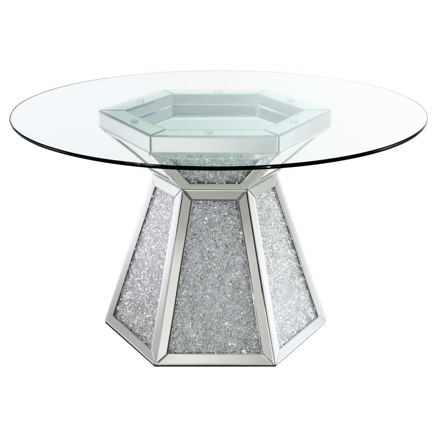 Quinn Silver Dining Table