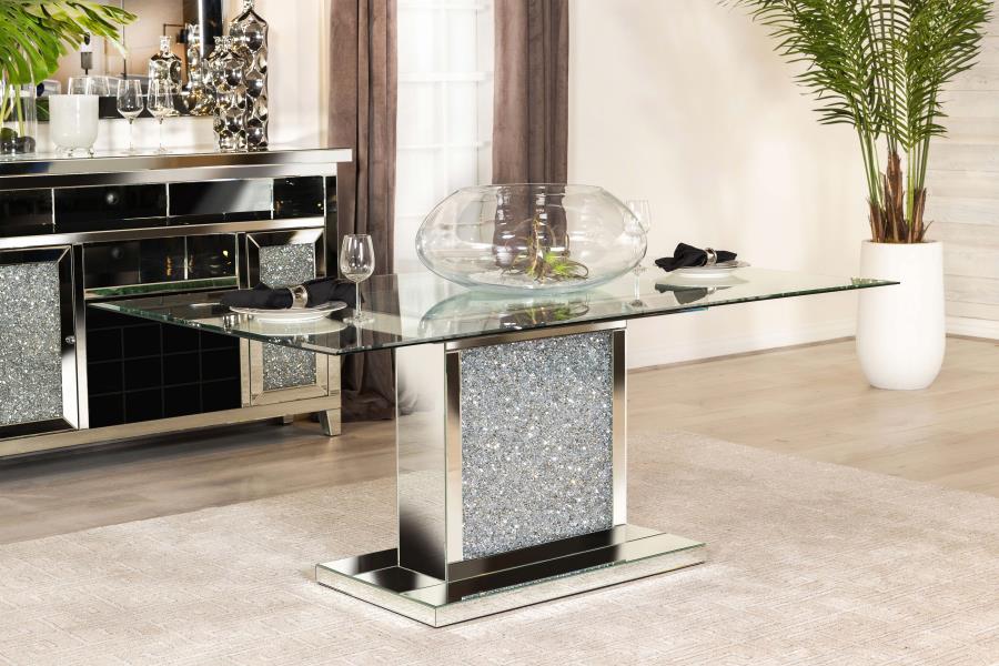 Marilyn Silver Dining Table