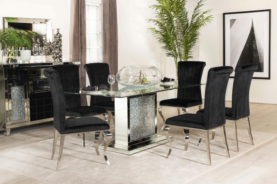 Marilyn Silver Dining Table