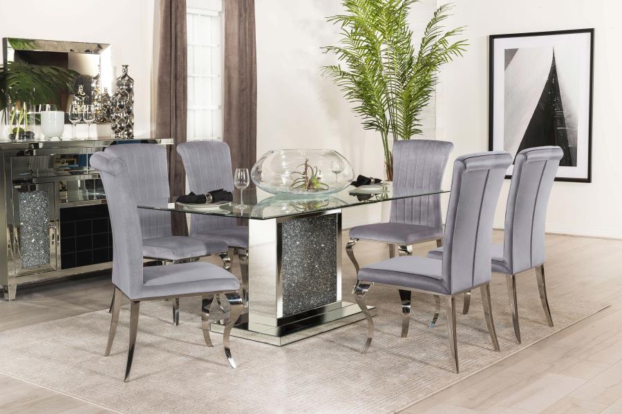 Marilyn Silver Dining Table