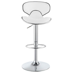 Edenton White Adjustable Bar Stool