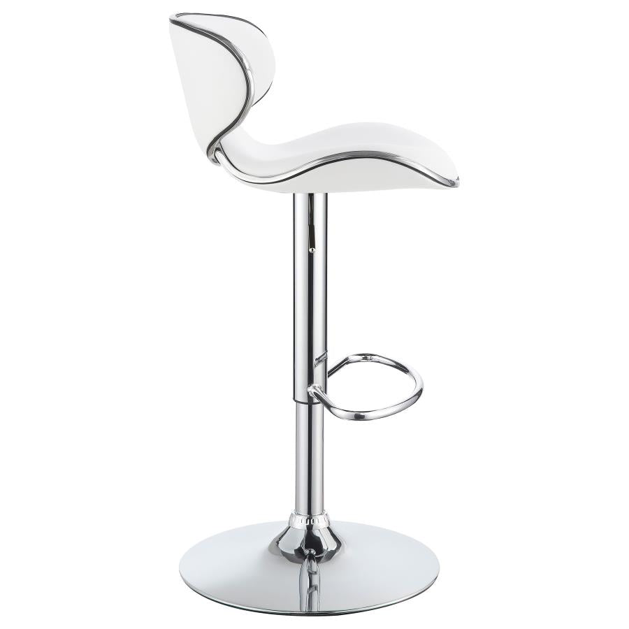 Edenton White Adjustable Bar Stool