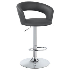 Barraza Grey Adjustable Bar Stool