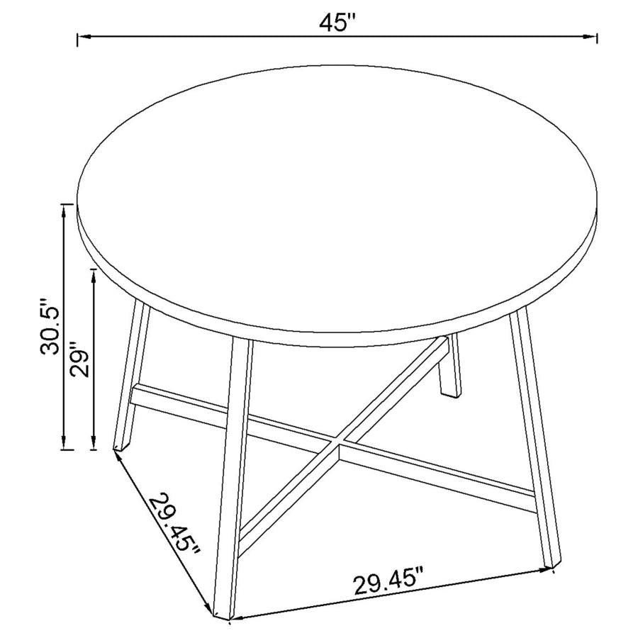 Alcott White Dining Table