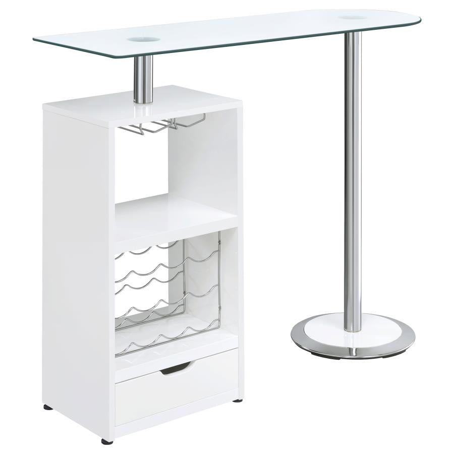 Koufax White Bar Table