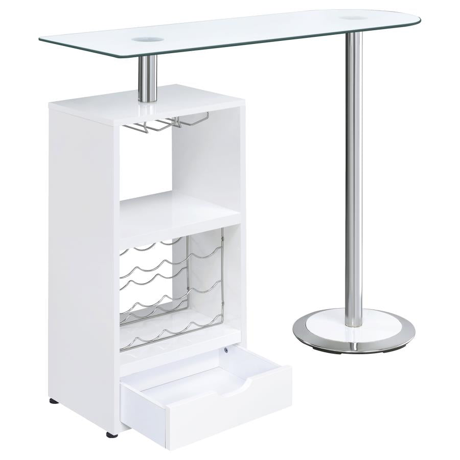 Koufax White Bar Table