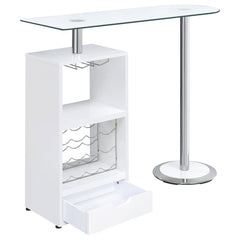 Koufax White Bar Table