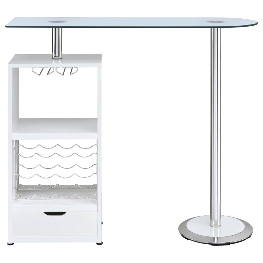 Koufax White Bar Table