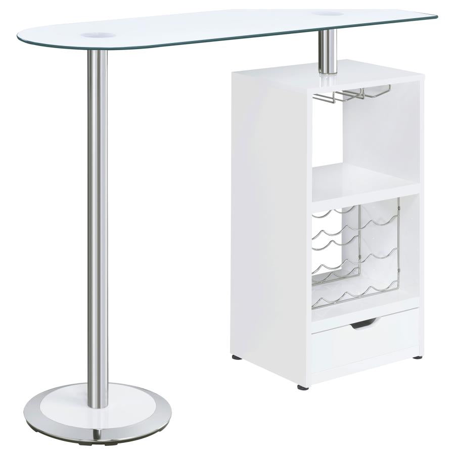 Koufax White Bar Table