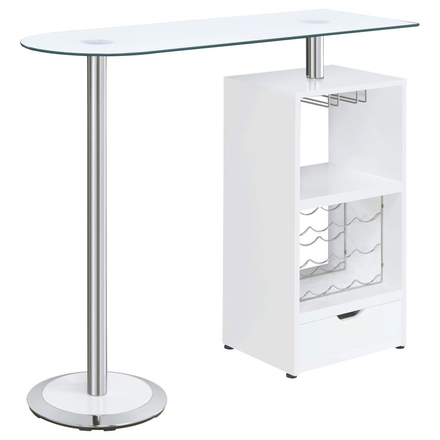 Koufax White Bar Table