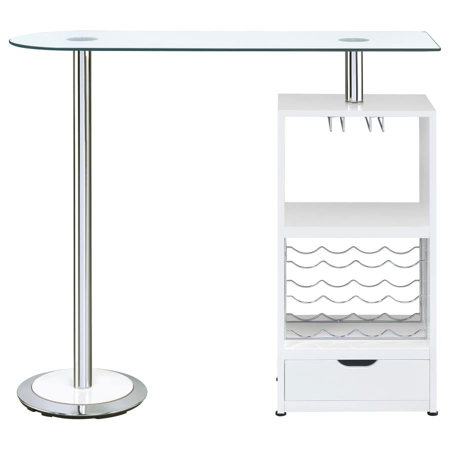 Koufax White Bar Table