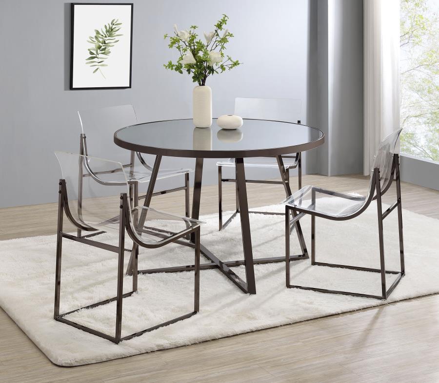 Jillian Black Dining Table