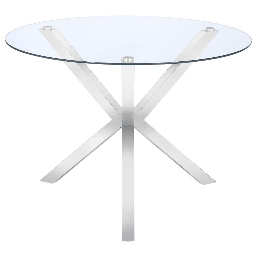 Vance Silver Dining Table