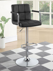 Palomar Black Adjustable Bar Stool