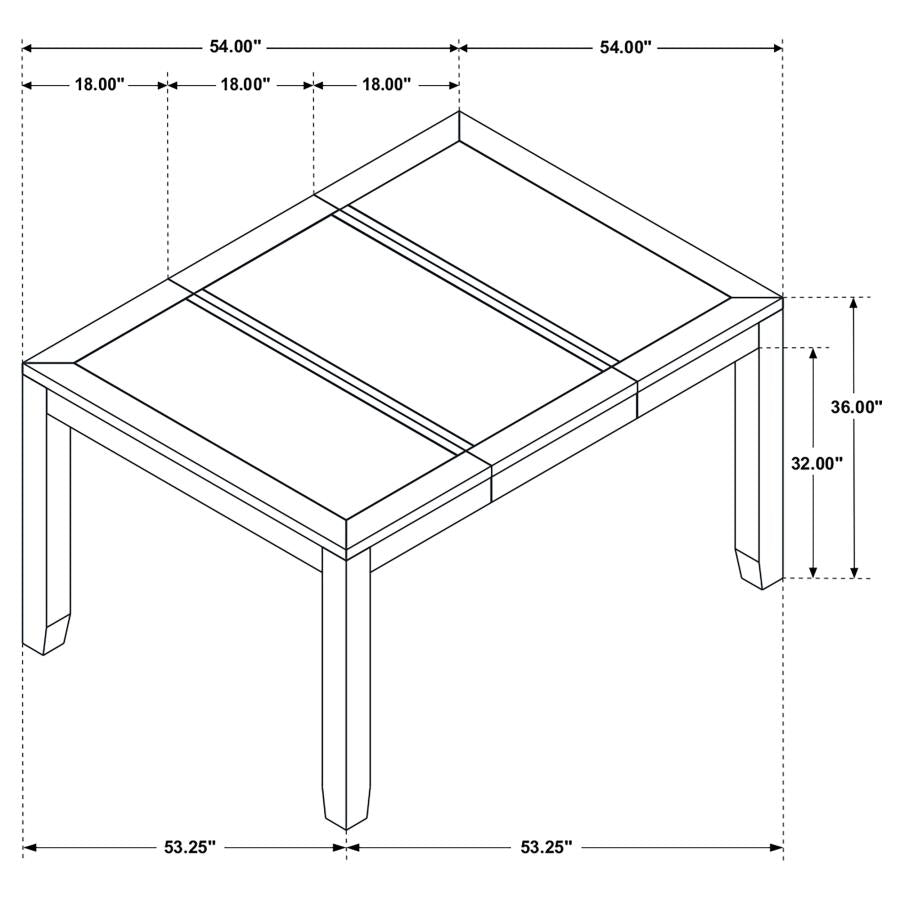 Elodie Grey Counter Height Dining Table