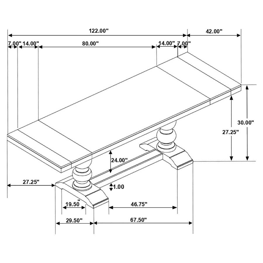 Phelps Black Dining Table