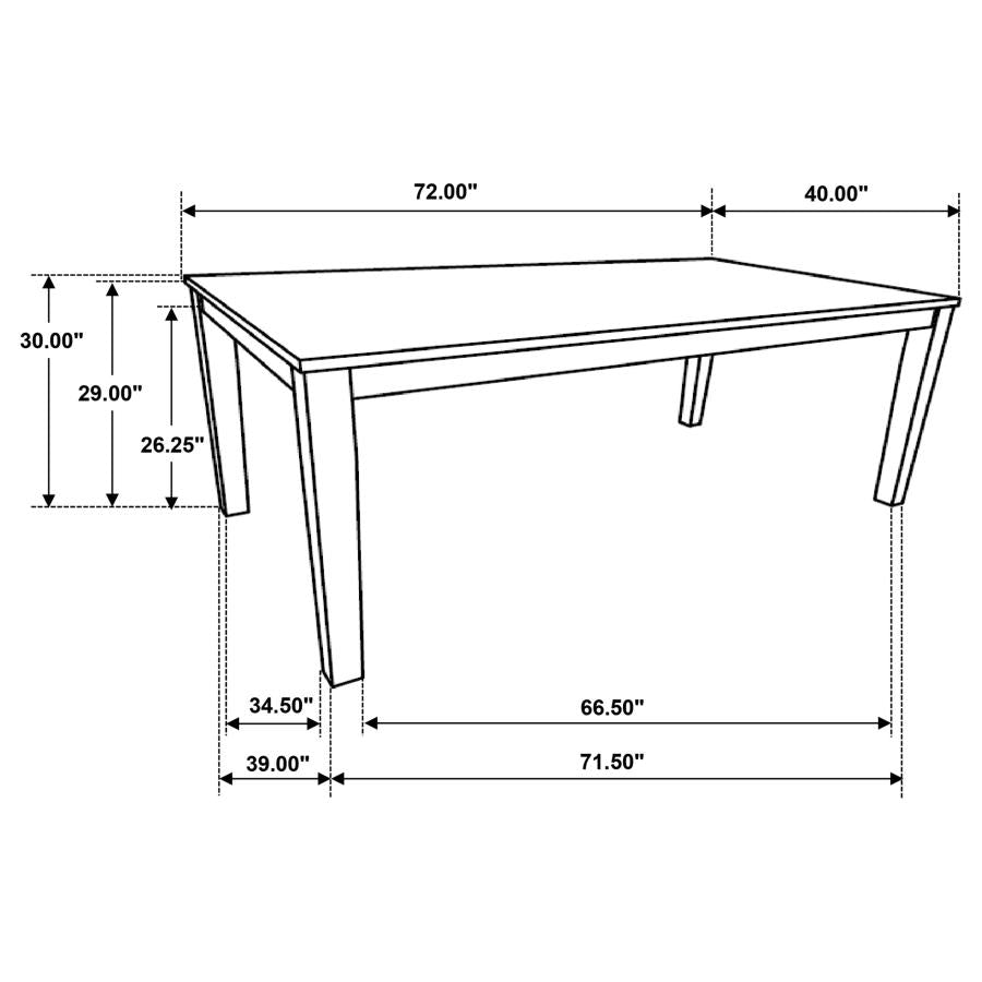 Hollis Brown Dining Table