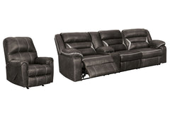 Kincord 2-Piece Sectional with Recliner - PKG000832