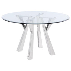 Alaia Silver Dining Table