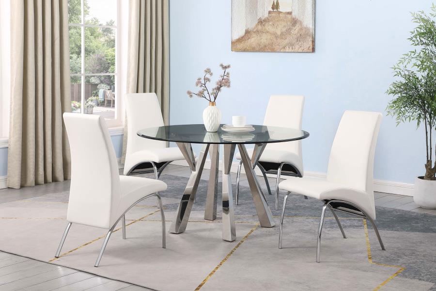 Alaia Silver Dining Table