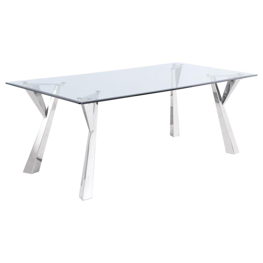 Alaia Silver Dining Table