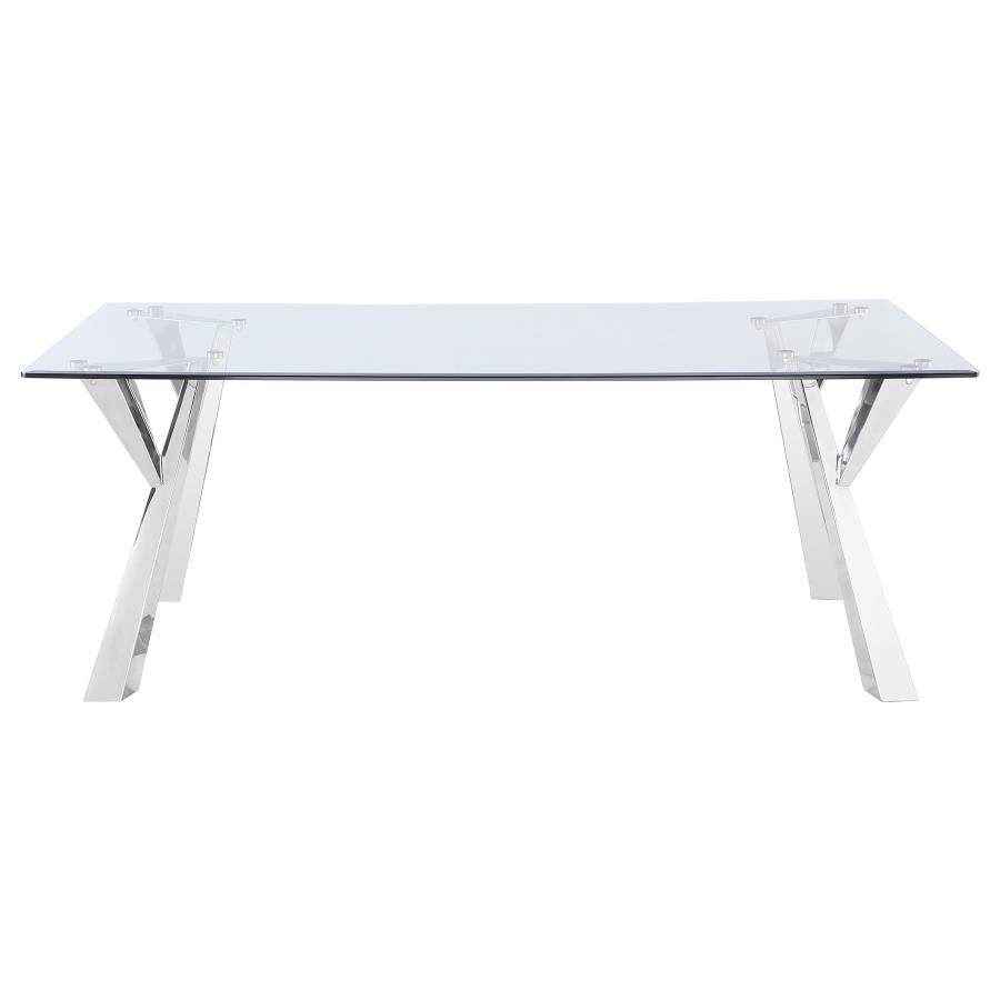 Alaia Silver Dining Table