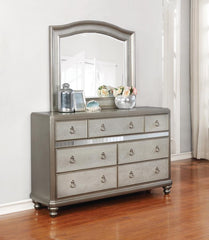 Bling Game Silver Dresser Mirror