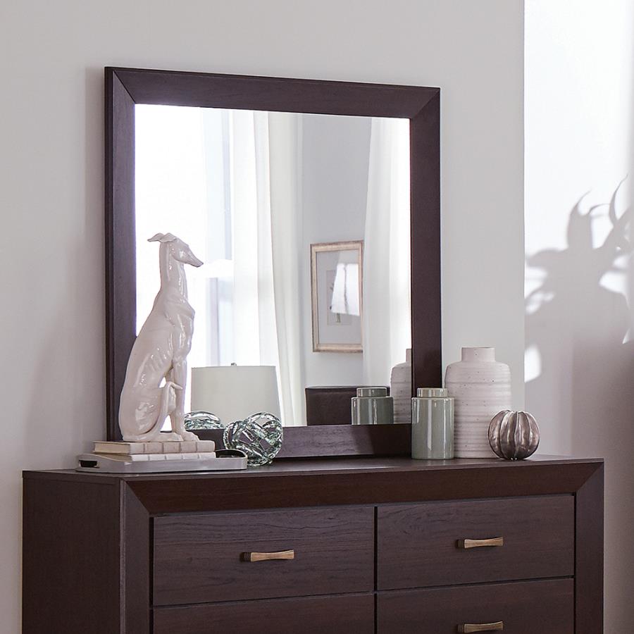 Kauffman Brown Dresser Mirror