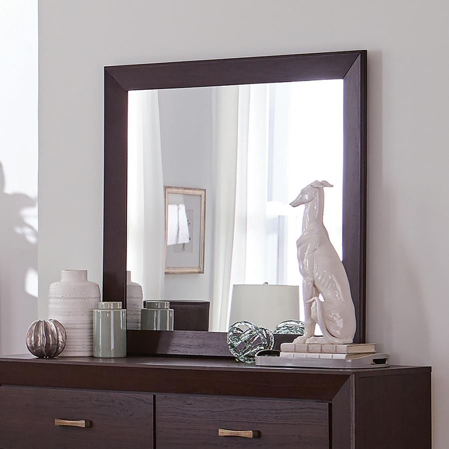 Kauffman Brown Dresser Mirror