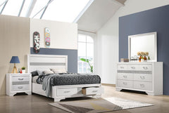 Miranda White Full Bed 4 Pc Set