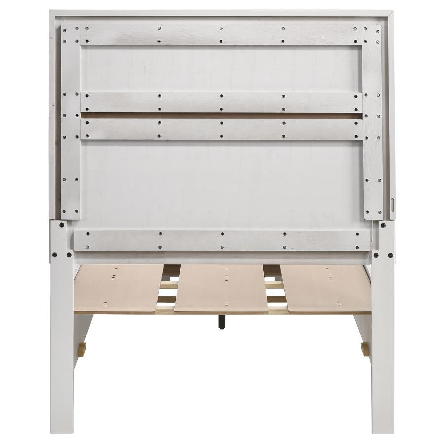 Miranda White Twin Storage Bed