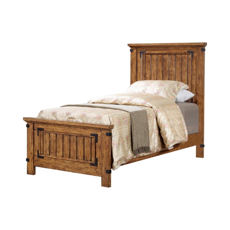 Brenner Brown Twin Bed