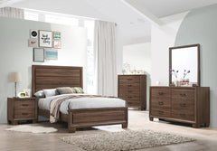 Brandon Brown Full Bed 4 Pc Set