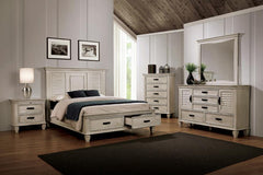 Franco Ivory Eastern King Bed 4 Pc Set