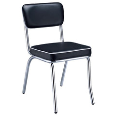 Retro Black Side Chair