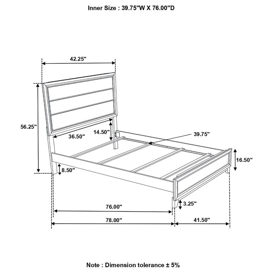 Watson Grey Twin Bed