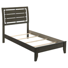 Serenity Grey Twin Bed 5 Pc Set