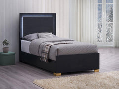 Marceline Black Twin Bed