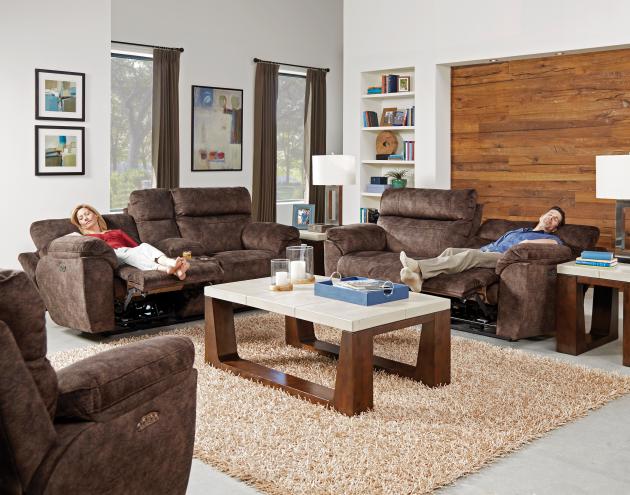 Sedona Power Headrest Lay Flat Reclining Sofa