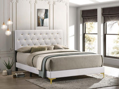 Kendall White California King Bed