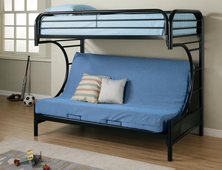 Montgomery Black Twin / Futon Bunk Bed